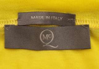 BN Alexander McQueen McQ Yellow Bow Tie Top UK10   12 M  
