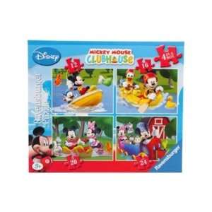  Mickey Mouse Club House 4 in 1 Puzzle Toys & Games