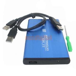 USB 2.0 2.5 HARD DRIVE HDD SATA EXTERNAL ENCLOSURE CASE  