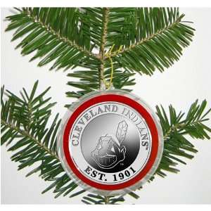  Cleveland Indians Silver Coin Ornament