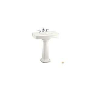  Bancroft K 2347 8 0 Pedestal Sink, White