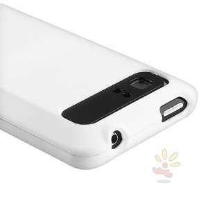  For HTC Holiday/Vivid Snap on Hard Rubber Case , White 