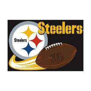 Pittsburgh Steelers NFL Team Tufted Rug by Northwest (20x30 