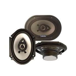  Metrik 6 x 8 inch 225 watt 3 way Car Speakers Automotive