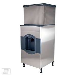   511 Lb Half Size Cube Ice Machine w/ Hotel Dispenser