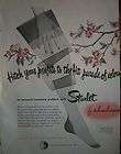 1951 Vintage Shannon Hosiery Mills Shaleen Starlet Stockings Ad