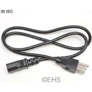  IEC Power cord 3ft Electronics