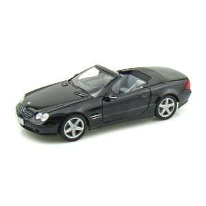  2002 Mercedes Benz SL500 Convertible 1/24   Black Toys 