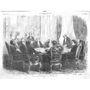   1856 PEACE CONFERENCE PARIS BUOL CLARENDON BRUNNOW MEN