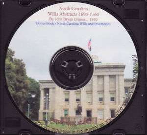 North Carolina Wills 1690 to 1760  History & Genealogy  