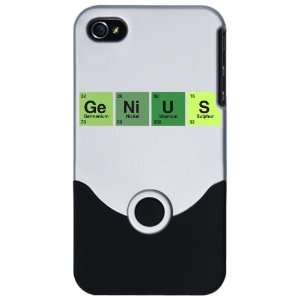   Slider Case Silver Genius Periodic Table of Elements Science Geek Nerd