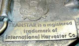 International Harvester Transtar Eagle Belt Buckle  