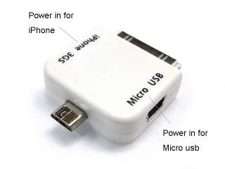 Mini USB to Micro USB and Apple Dock connetor Adapter  