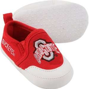  Ohio State Buckeyes Red Baby Prewalk Shoe Sports 