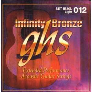   IB30L Light Infinity Bronze Acoustic Guitar Strings 