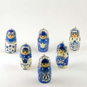   Ornaments, Russian Nesting Dolls, Matryoshka Ornament