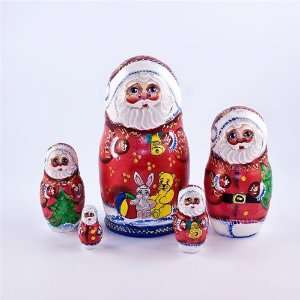  Santa Clauses Russian Nesting Doll