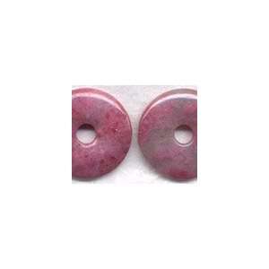  Rhodonite Donut, 30mm Arts, Crafts & Sewing