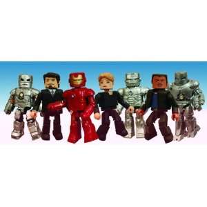  Marvel Minimates Iron Man Movie 2 Packs Case of 12 Toys 