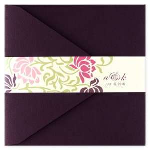  Annabelle & Kevin Square Pouch Invitation Wedding 