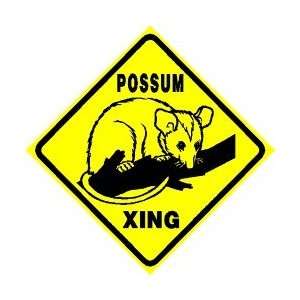  POSSUM CROSSING opossum marsupial NEW sign
