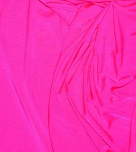 LYCRA SPANDEX STRETCH FABRIC NEON PINK 60 BY THE YARD  