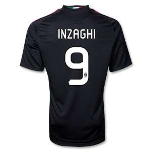 AC Milan 10/11 INZAGHI Third Soccer Jersey  Sports 