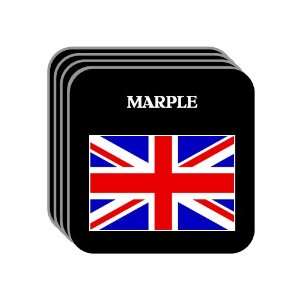  UK, England   MARPLE Set of 4 Mini Mousepad Coasters 