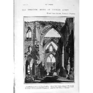  1900 TINTERN ABBEY RUINS CATHEDRAL IONA MARTINS CROSS 
