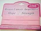 pack bracelets Pink Ribbon Breast cancer Awareness Relay for Life 