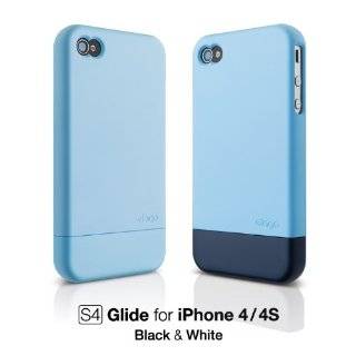   iphone 4 soft feeling pastel blue extra bottom clip front protection