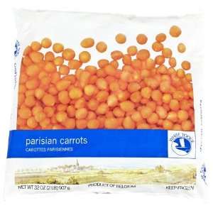 IQF Parisian Carrots   Frozen   1 pack, 2 lbs  Grocery 