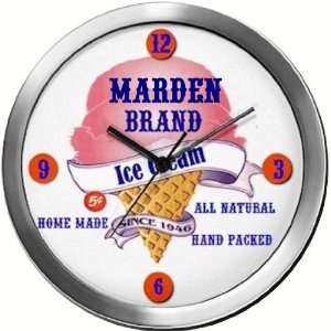  MARDEN 14 Inch Ice Cream Metal Clock Quartz Movement 