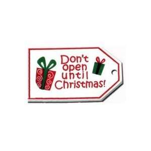  Dont Open Until Christmas Button 2ct (3 Pack) Pet 