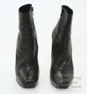Christian Louboutin Black Nappa Leather Mamanouk 120mm Boots Size 40 