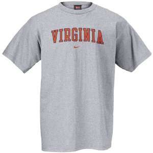  Nike Virginia Cavaliers Ash Classic College T shirt 