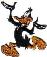 Looney Tunes Daffy Duck Running Figure Embroid. Patch  