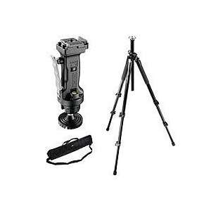  Manfrotto 055XPROB Black Tripod Kit with 3265 Grip Action 