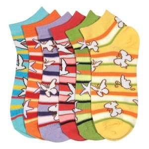  HS Women Fashion Socks Nature Design (size 9 11) 6 Colors 