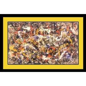  Convergence by Jackson Pollock   Framed Artwork