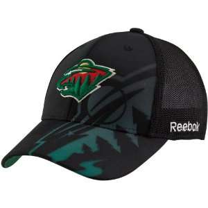   Reebok Minnesota Wild Black Make Your Mark Flex Hat