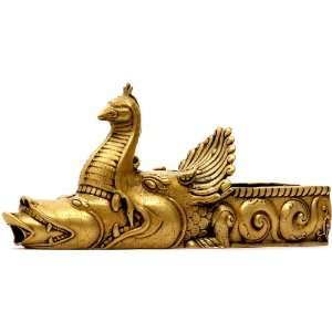  Makara Water Spout   Brass Sculpture