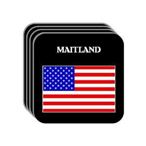  US Flag   Maitland, Florida (FL) Set of 4 Mini Mousepad 