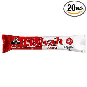 Joyva Halvah Bars, Mable, 3.5 Ounce Bars (Pack of 20)  