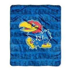  Kansas Jayhawks 50 x 60 Micro Raschel Throw Polyester 