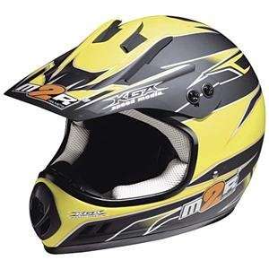  M2R SX Pro Helmet   2006   Medium/Flat Black/Yellow 