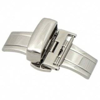   Roma 20 mm Stainless Steel Push Button Deployment Clasp Watches