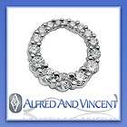 53ct round cut diamond circle of life love pendant