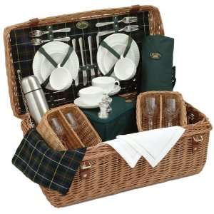    Optima Wedgwood 6 Person Fitted Picnic Basket