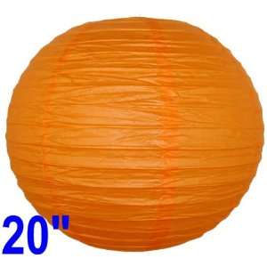 Red Orange Chinese/Japanese Paper Lantern/Lamp 20 Diameter   Just 